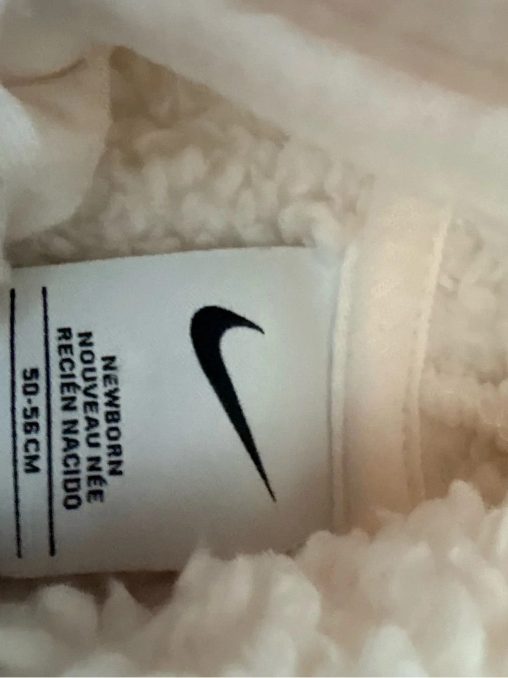 Nike Brown & Ivory Fleece Hooded Kids Puffer Onesie set of 2